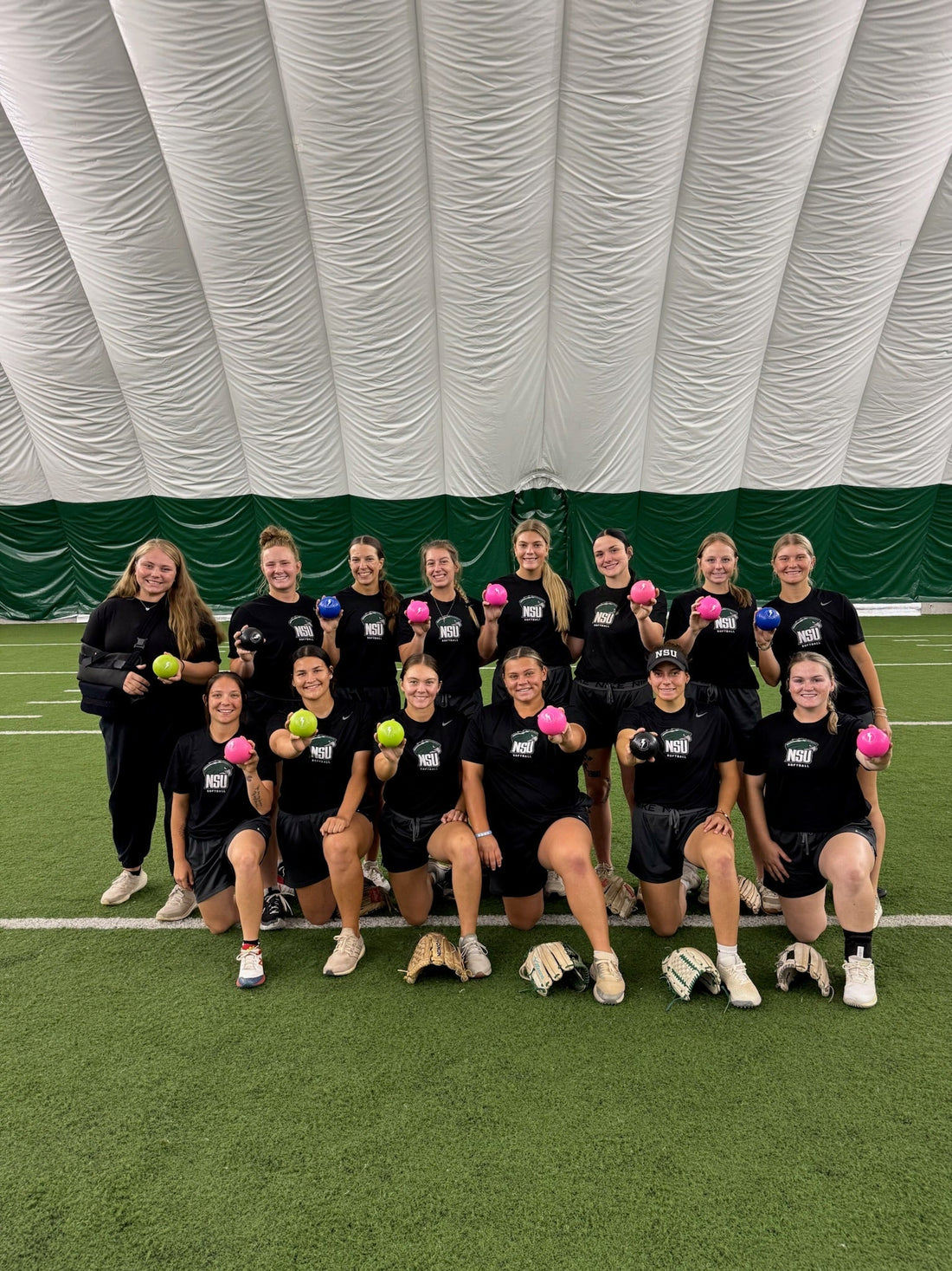 College Program NSU Softball Integrates Lightning Ball Plyos