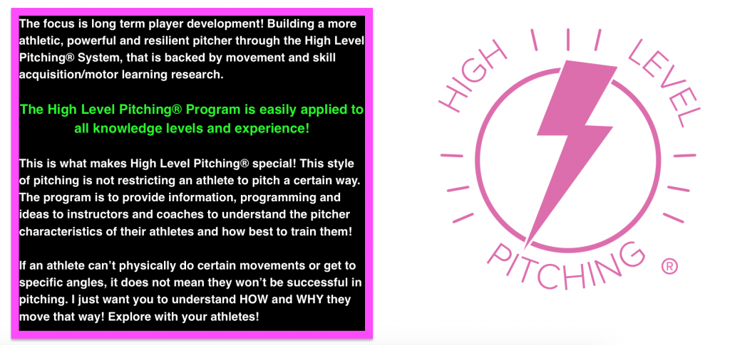Fastpitch Development – Advanced Softball